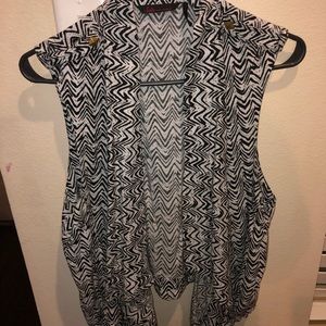 Sleeveless Cardigan